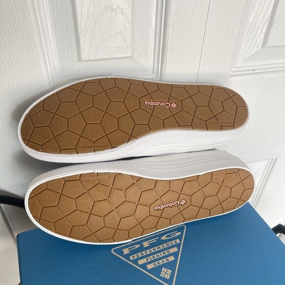 Columbia Women PFG Bonehead Water Boat Shoes Sneaker Size 10 White NEW - Picture 7 of 16